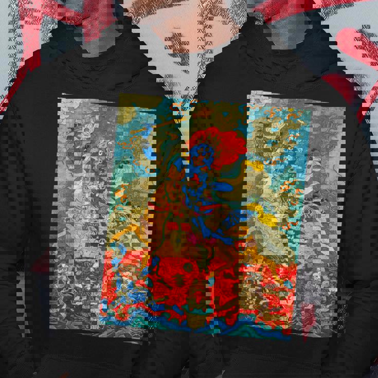 Magzor Gyalmo チベット仏教 タンカ 曼荼羅 仏教 パーカー 面白い贈り物