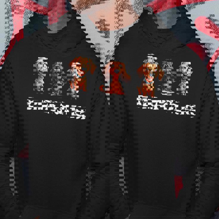 Be Matchless ファニー・ダックスフンド パーカー 面白い贈り物