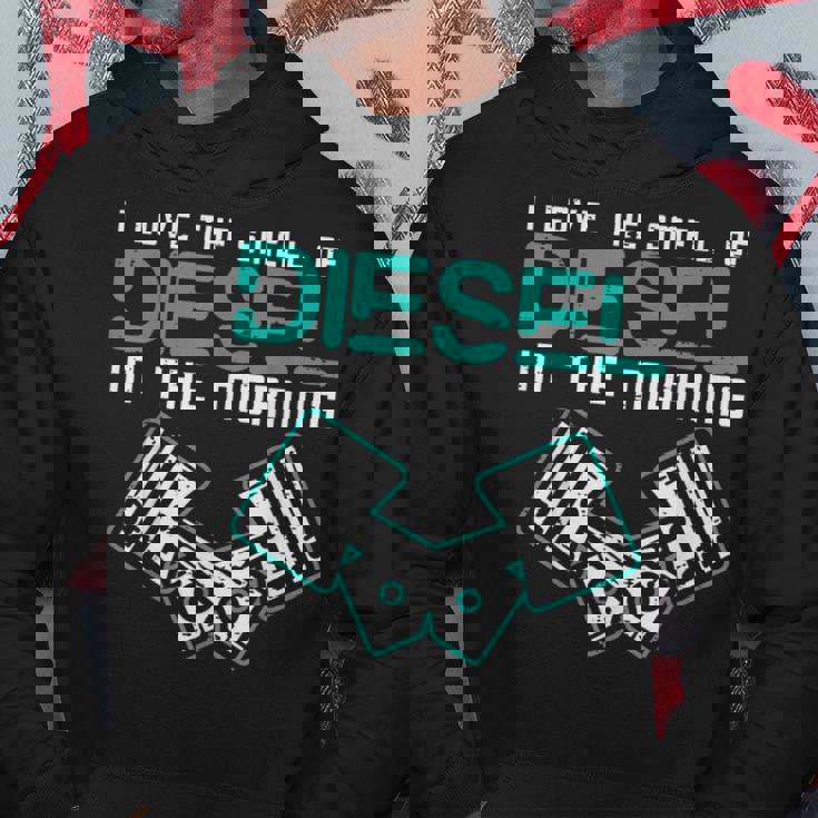 Mechanic Lovemell Of Diesel In Morning Car Auto メンズ パーカー 面白い贈り物