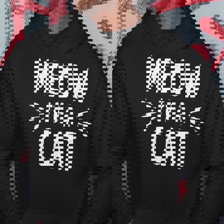 Meow I'm Cat おもしろい子猫好きデザイン パーカー 面白い贈り物