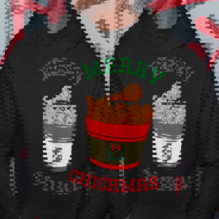 Merry Chickmas フライドチキン 面白い クリスマス フライドチキン パーカー 面白い贈り物