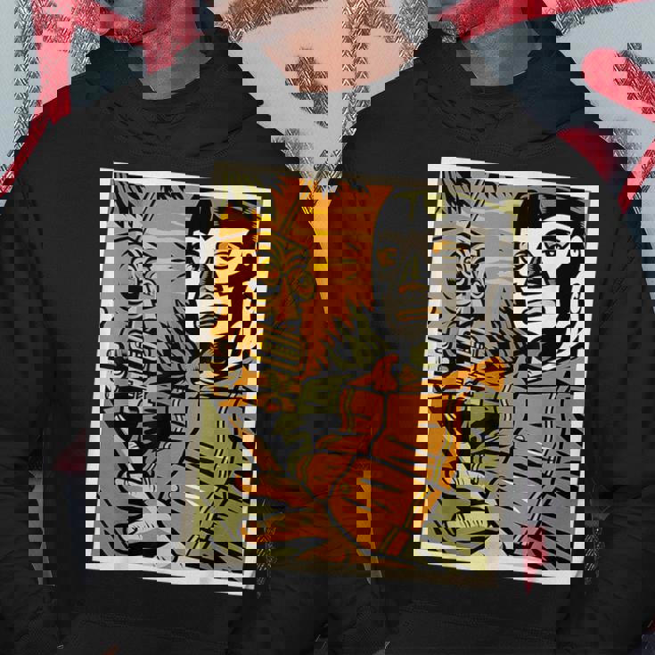 Mex-Art デーモンブルルチャリブレ メキシカンレスラーレジェンド パーカー 面白い贈り物