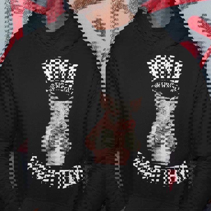 Mmaファイトチーム 面白い総合格闘技の豚 パーカー 面白い贈り物