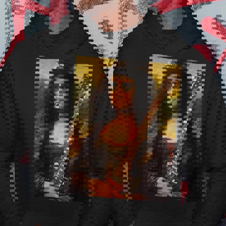 Monalisa Guitarist By Rock N Roll パーカー 面白い贈り物