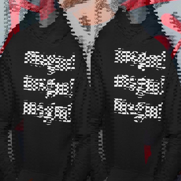 Msgm Message Me 。 パーカー 面白い贈り物