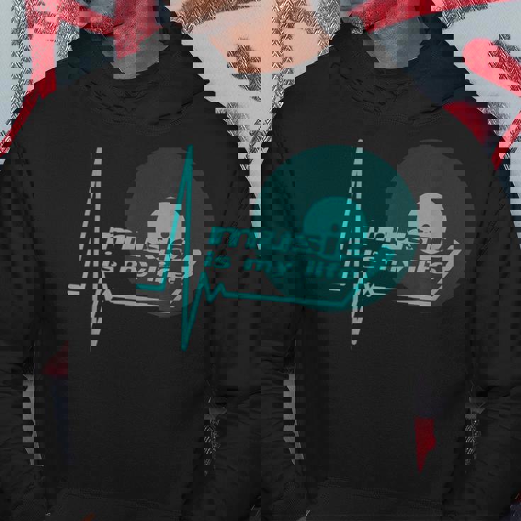 Music Is My Life Quote テクノハウス ダブ ステップ トランスハウス パーカー 面白い贈り物