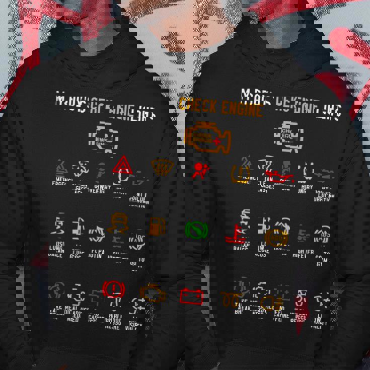 My Body's Check エンジンライト パーカー 面白い贈り物