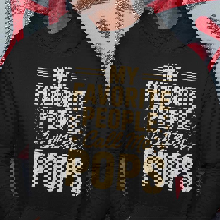 My Favorite People Call Me Pops Fathers Day パーカー 面白い贈り物