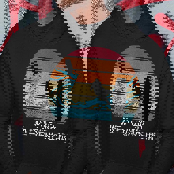 My Lucky Kite サーフィンシャツ ヴィンテージ サンセット ビーチ パーカー 面白い贈り物