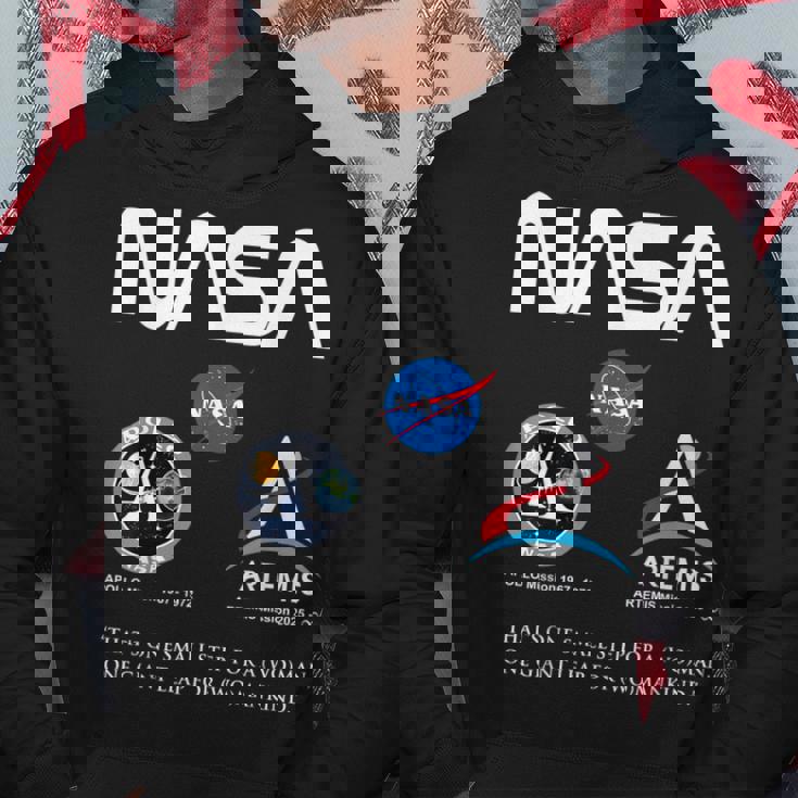 Nasa アポロ アルテミス ミッション ワーム バッジ ロゴ パーカー 面白い贈り物