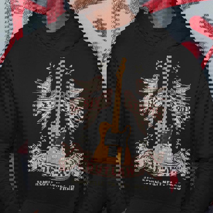 Nashville Guitar Player 6弦アウトロー パーカー 面白い贈り物