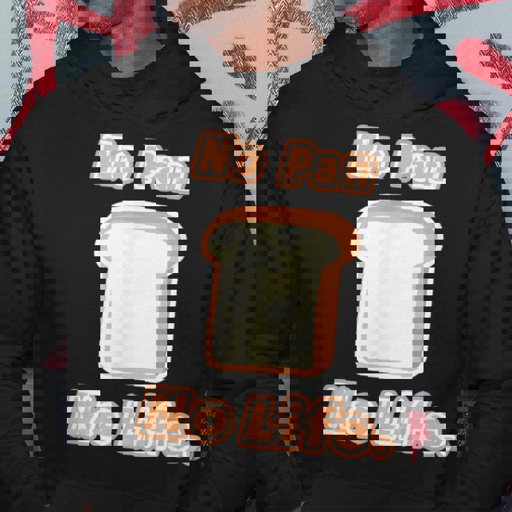 No Pan No Life ノー パン ノーライフ ご飯タイム【変なデザイン屋さん】面白い言葉 パーカー 面白い贈り物