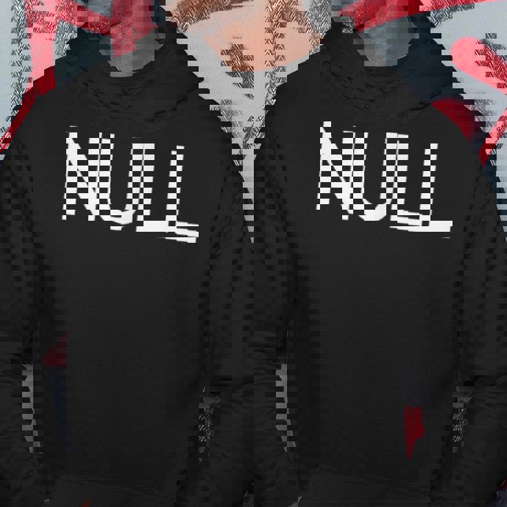 Null Computer サイエンスコード エラー ユーモア エンジニア パーカー 面白い贈り物