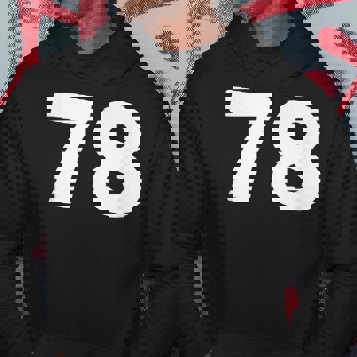 Number 78 、Eventy-8 ジャージ スポーツ 誕生日 パーカー 面白い贈り物