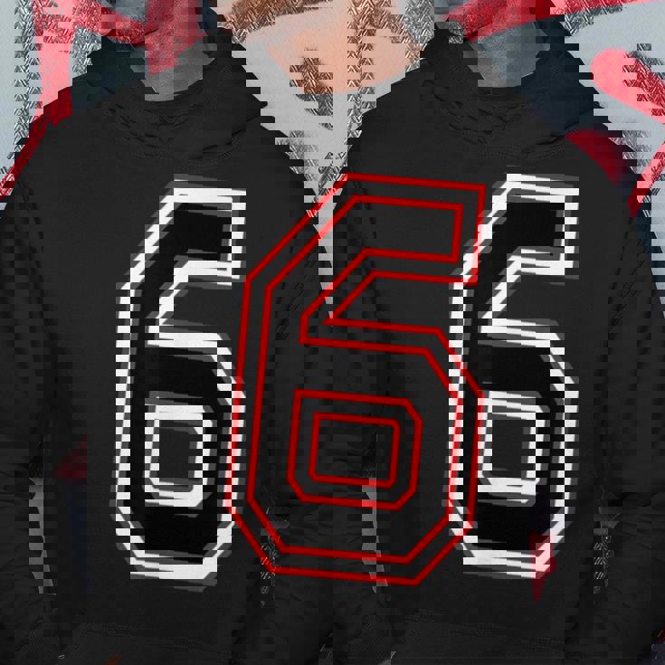 Number Numero 6 6番 パーカー 面白い贈り物