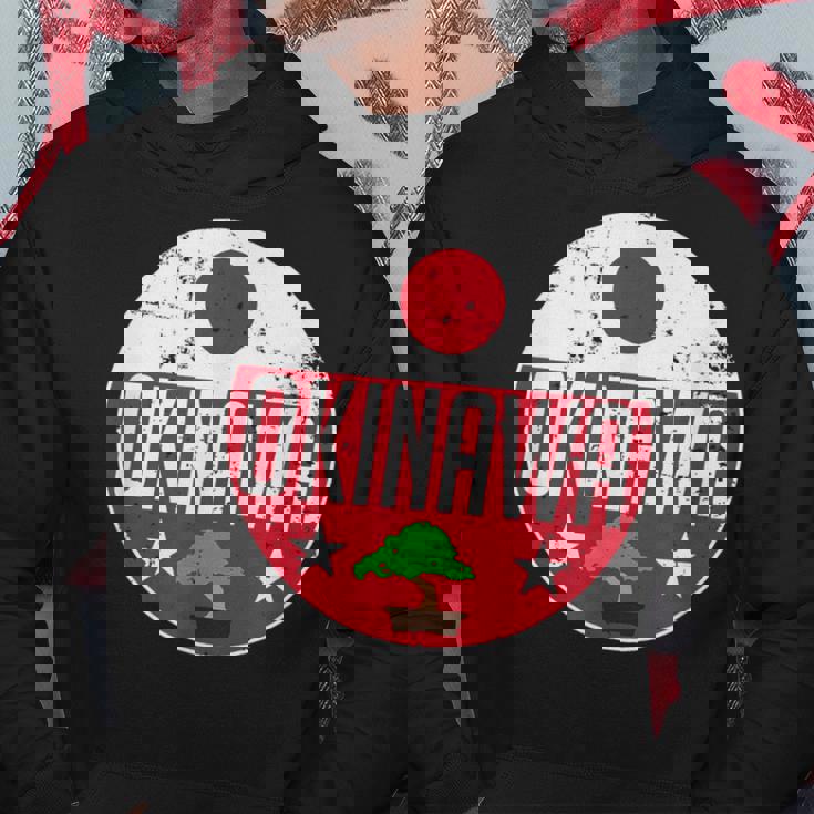 Okinawa Japanintage Flag Bonsai Tree Karateouvenir パーカー 面白い贈り物