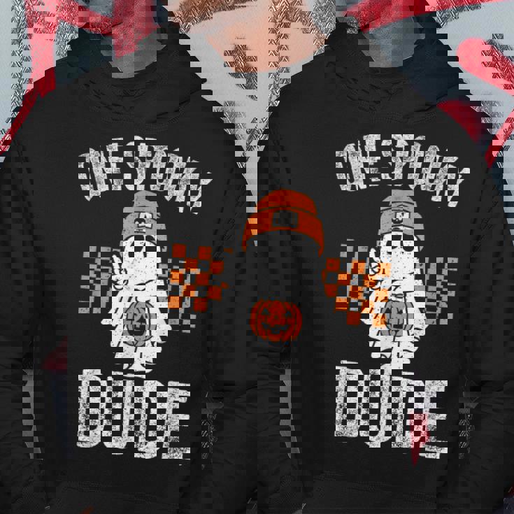 Onepooky Dude Ghost Dude ハロウィン パーカー 面白い贈り物