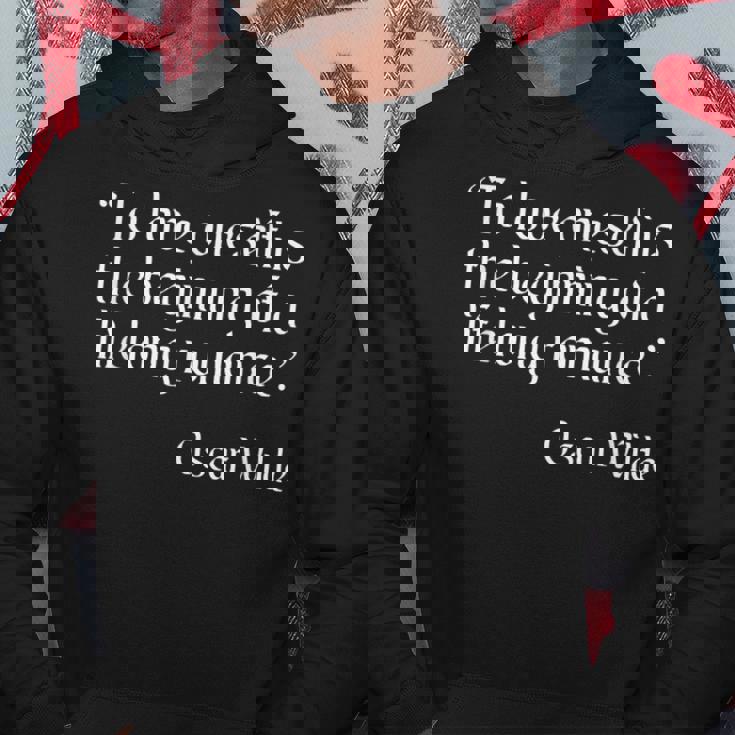 Oscar Wilde シャツ To Love Yourself 引用 パーカー 面白い贈り物