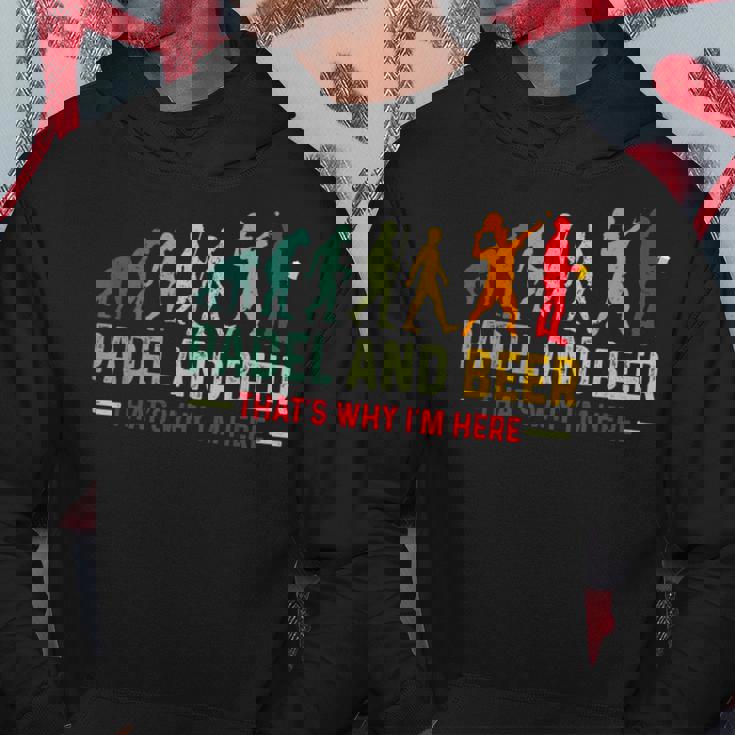 Padel Y Cerveza Evolución Divertida Para Amantes Del Pádel Sudadera Regalos divertidos