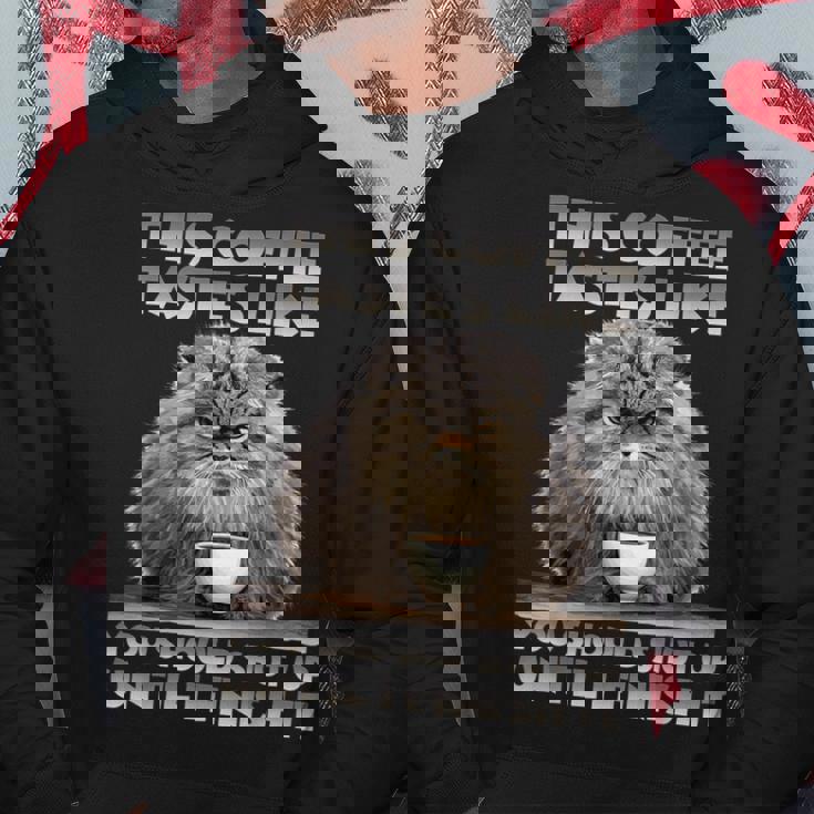 Pallas Catコーヒー愛好家のための朝の不満 マヌルネコ パーカー 面白い贈り物