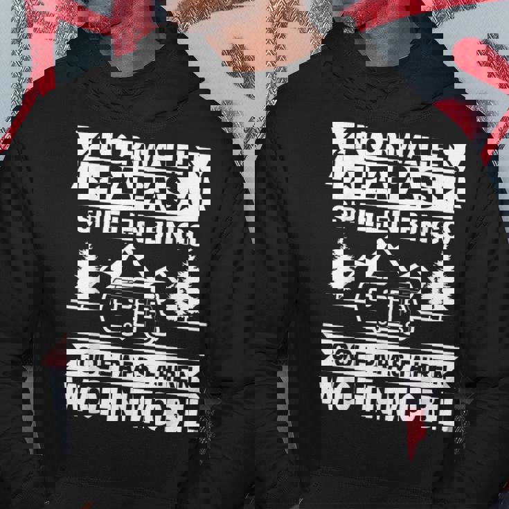 メンズ Papa Caravan 父親 キャンピング クール パパス 運転 モーターホーム パーカー 面白い贈り物