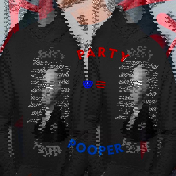 Party Pooper 面白い独立無党派投票者 7月4日 パーカー 面白い贈り物