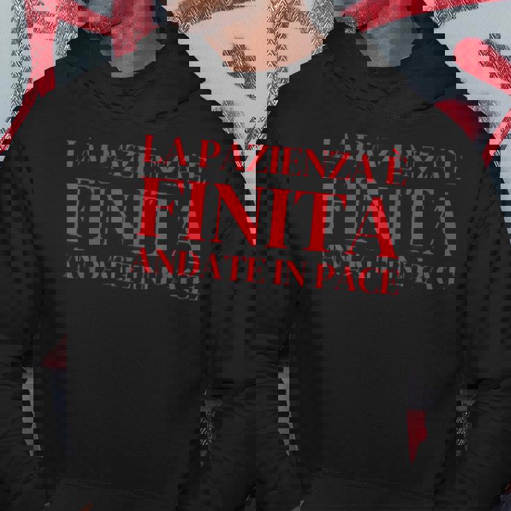 Patience Is Over Go In Peace パーカー 面白い贈り物
