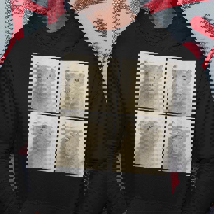 Photobooth おもしろ動物ネズミヴィンテージ自撮り写真撮影 パーカー 面白い贈り物