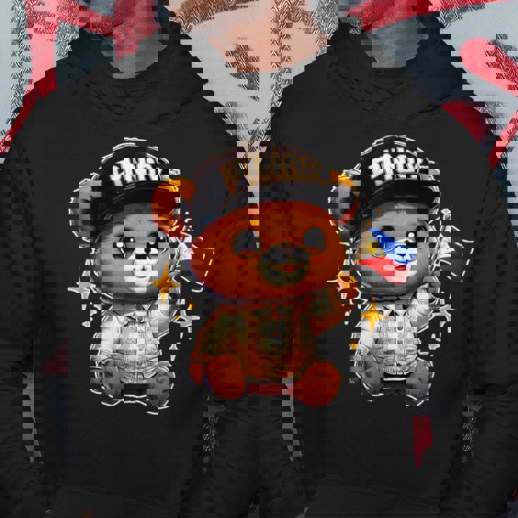 Pinoy バロン フィリピン国旗 フィリピンテディベア パーカー 面白い贈り物