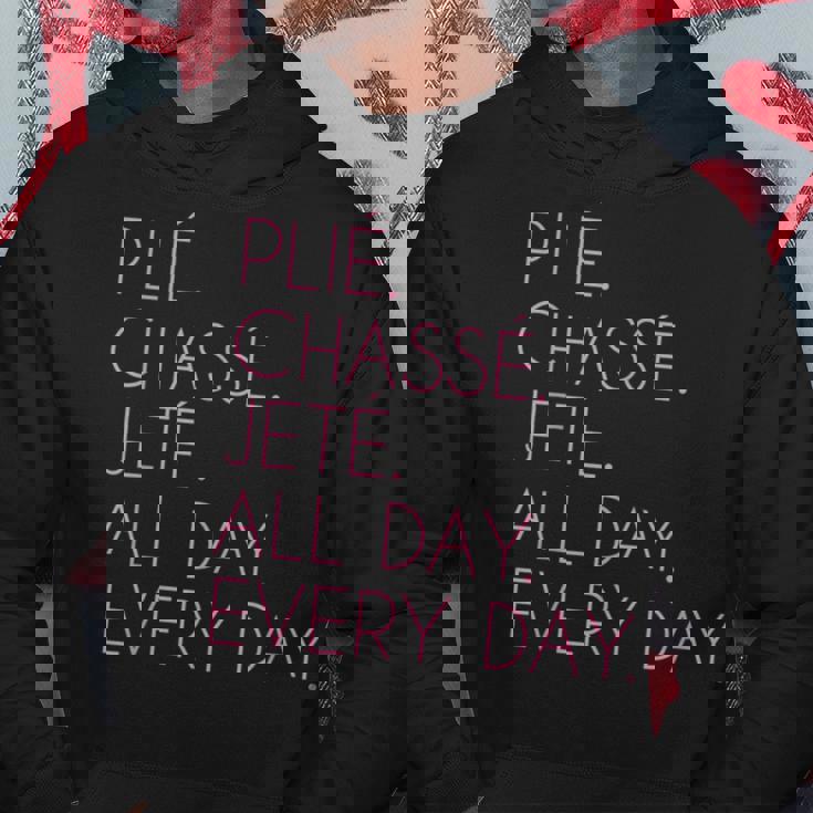 Plie Chasse Jete バレエダンシング バレリーナ バレエダンサー パーカー 面白い贈り物