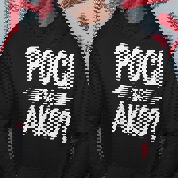 Pogi Ba Akoフィリピン人 パーカー 面白い贈り物