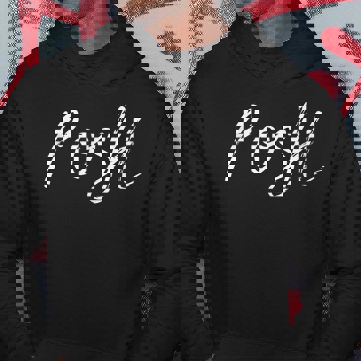 Posh Life スローガンプリント 最も上品な個人向け パーカー 面白い贈り物