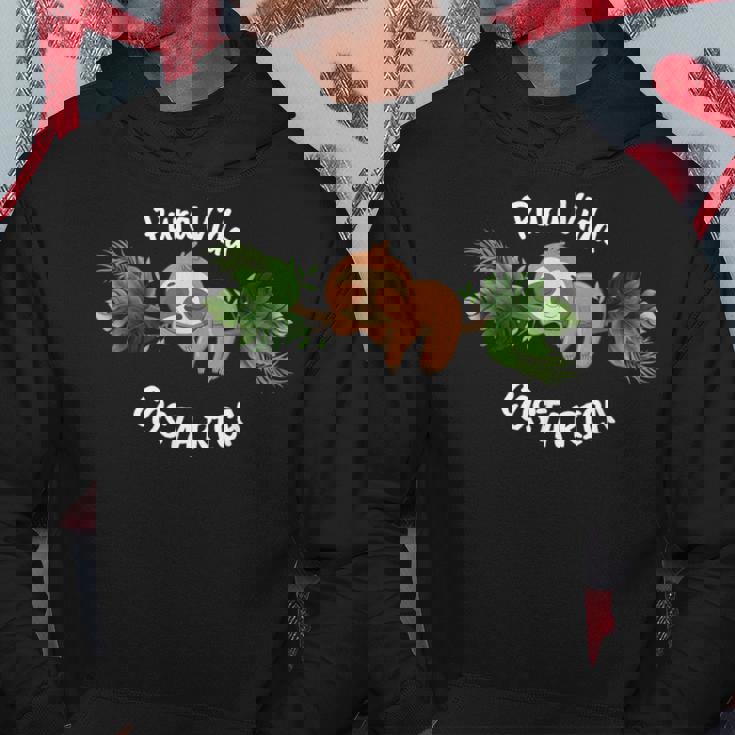 Puraida コスタリカ ナマケモノ リラックス パーカー 面白い贈り物