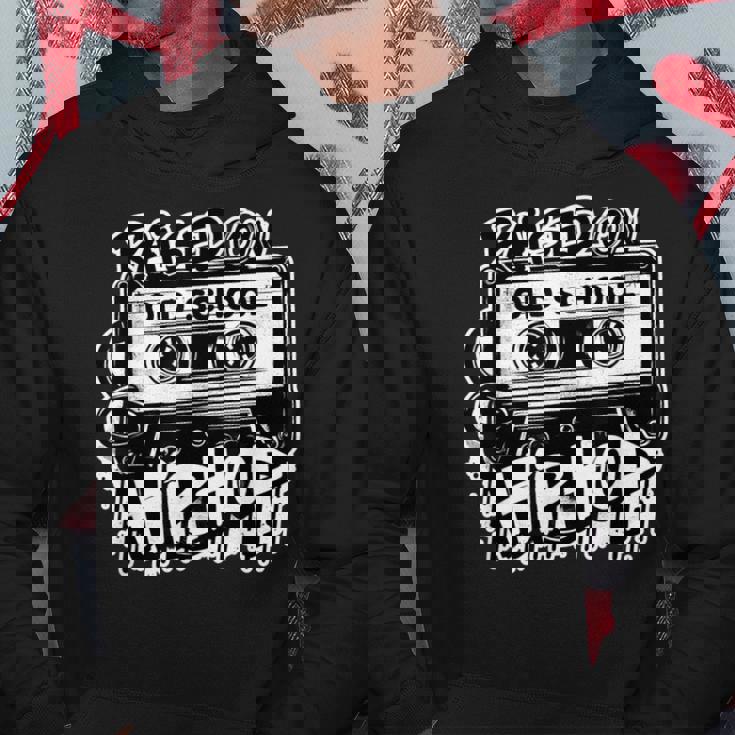 Raised On Oldchool Hip Hop レトロ ラップ カセット 80 90 パーカー 面白い贈り物