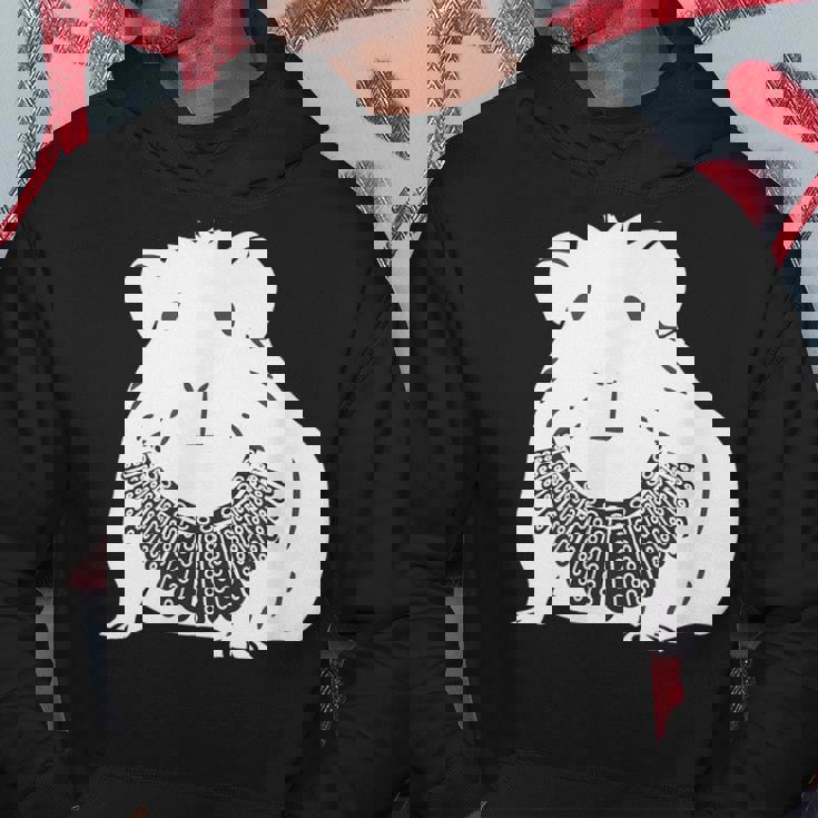 Rgbカラー付きモルモット ルース・ベイダー・ギンズバーグ パーカー 面白い贈り物