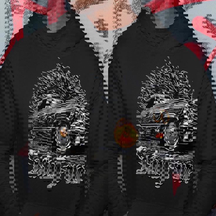 Riding In My 64 クラシック ローライダー シャツ チカーノ アート ローライダー パーカー 面白い贈り物