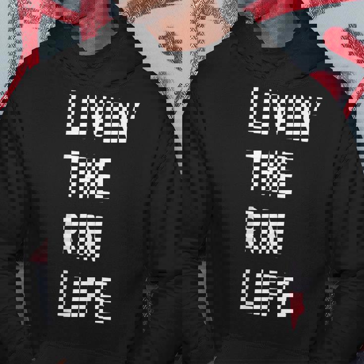 Rin の人生を生きている Rin パーカー 面白い贈り物