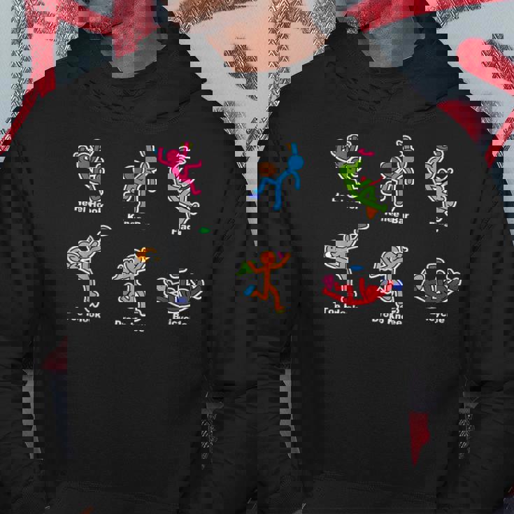 Rock Climbing Moves フロントプリント クライミングボルダリング パーカー 面白い贈り物