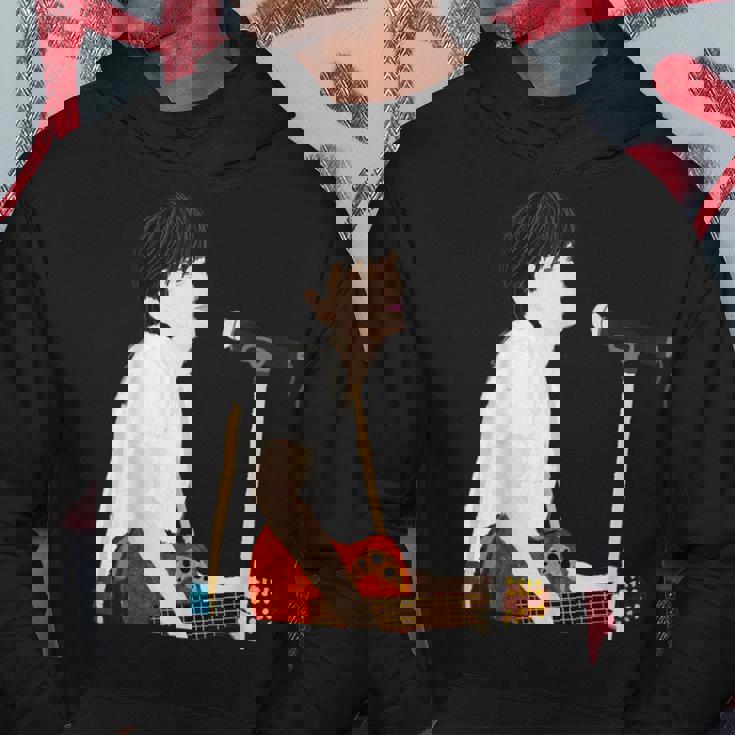 Rocker Old Rookie Original Illustration Bandman Rock パーカー 面白い贈り物