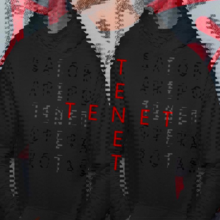 Sator 引用句 Iator Tenet Arepo 正方形ギフトアイデア パーカー 面白い贈り物