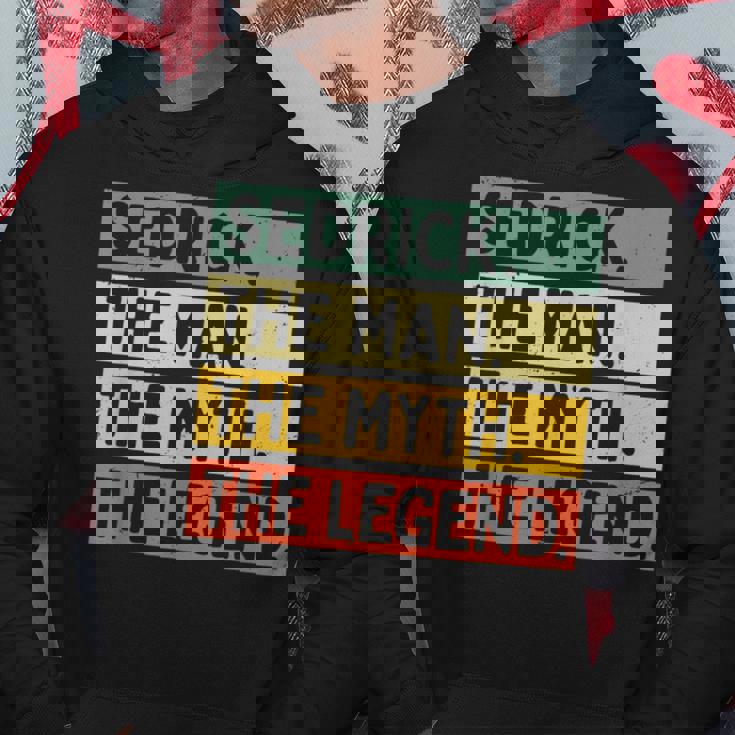 Sedrick The Man The Myth The Legend面白い パーソナライズ 引用 パーカー 面白い贈り物