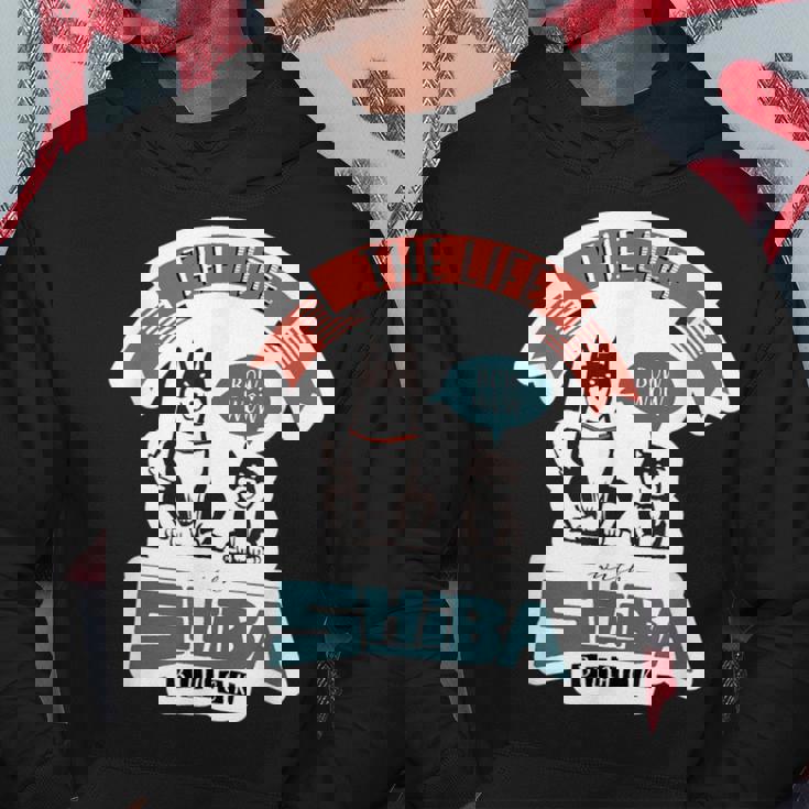 Shiba Dog かわいい柴犬 黒柴 パーカー 面白い贈り物