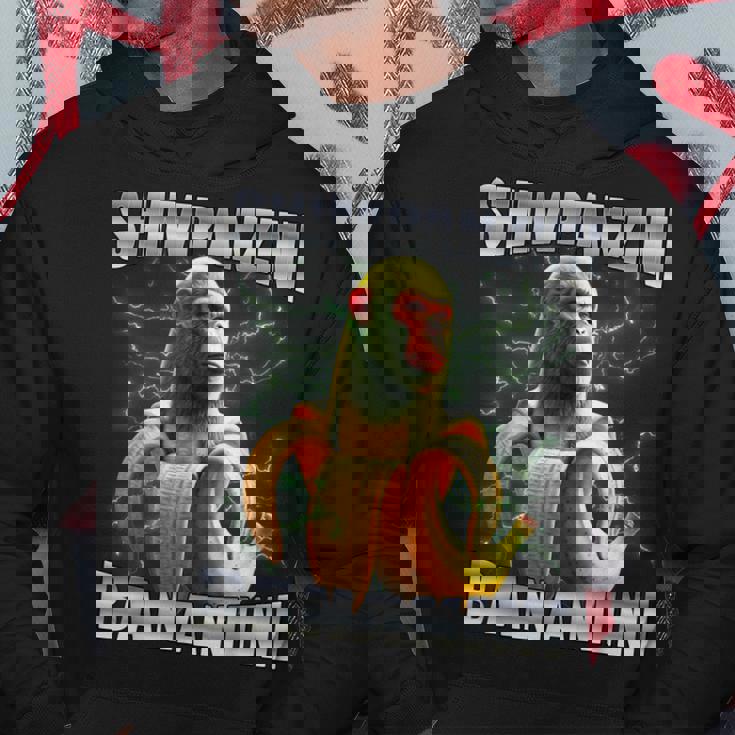 Shimpanzini Bananini パーカー 面白い贈り物