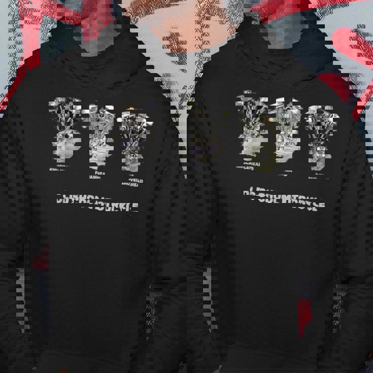 Shovelhead ナックルヘッド パンヘッドtwin オールドスクール オートバイ パーカー 面白い贈り物