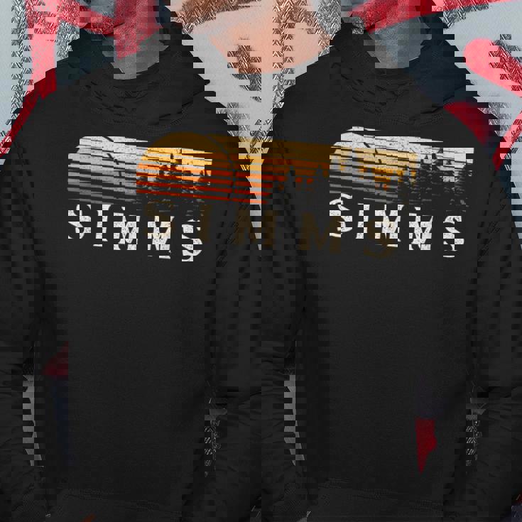 Simms Tx ビンテージ エバーグリーン サンセット 80年代 レトロ パーカー 面白い贈り物