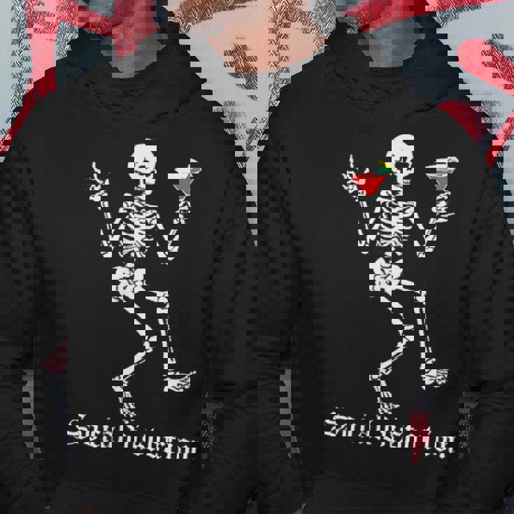 Social Distortions スケルトン ドリンクパーティー ミニマリスト パーカー 面白い贈り物