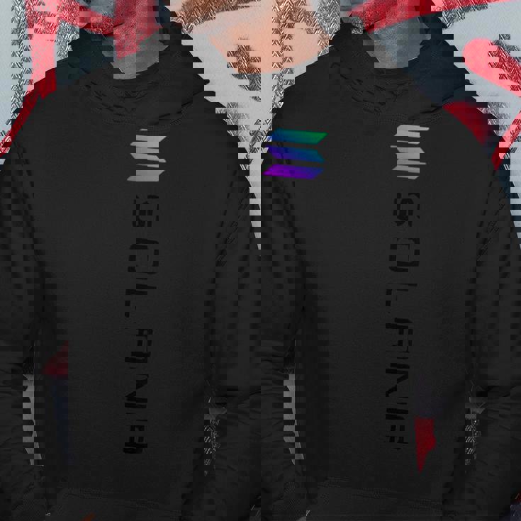 Solanaolロゴ暗号ブロックチェーン パーカー 面白い贈り物