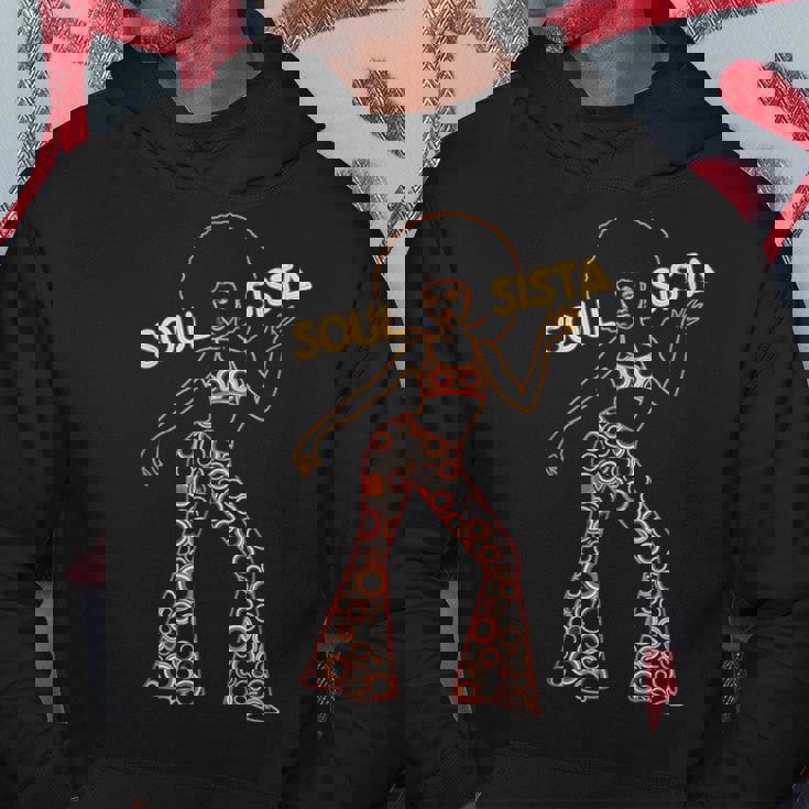 Soulista 70年代 ソウルミュージック レトロ ディスコ ブラック ファンク アフロガール パーカー 面白い贈り物