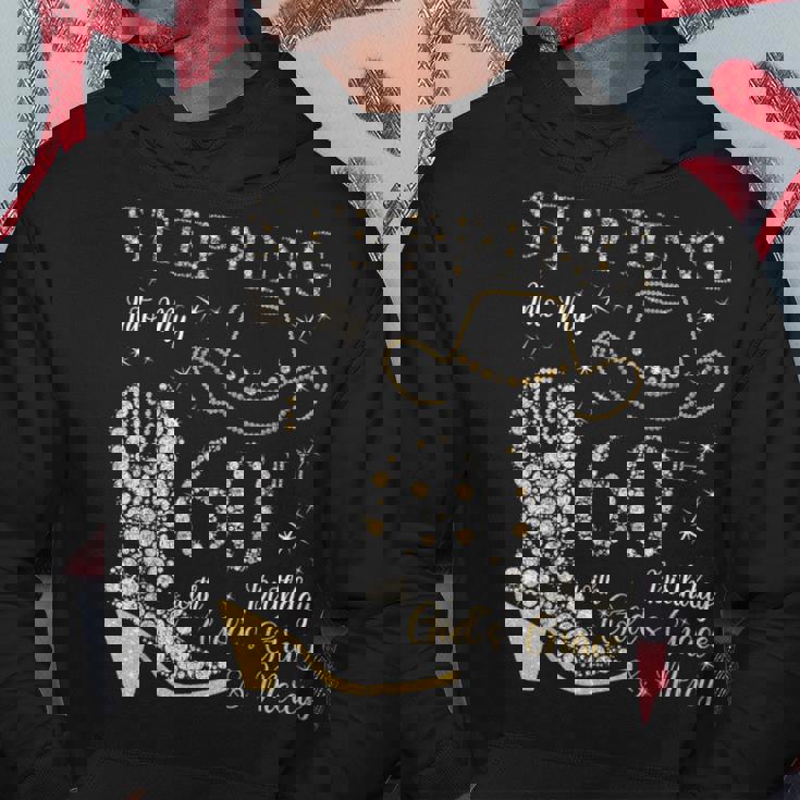 Steping Into My 60Th Birthday With God's Grace And Mercy パーカー 面白い贈り物