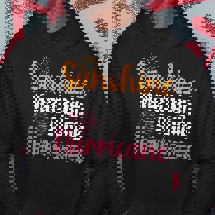 Sunshine Mix With A Little Hurricane 面白い皮肉な引用 パーカー 面白い贈り物